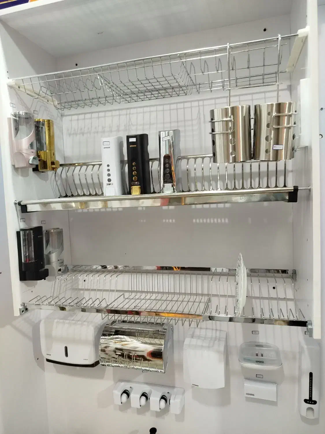 جا قاشق چنگالی تمام استیل|آبچکان و نظمدهنده ظروف|شیراز, پودنک|دیوار