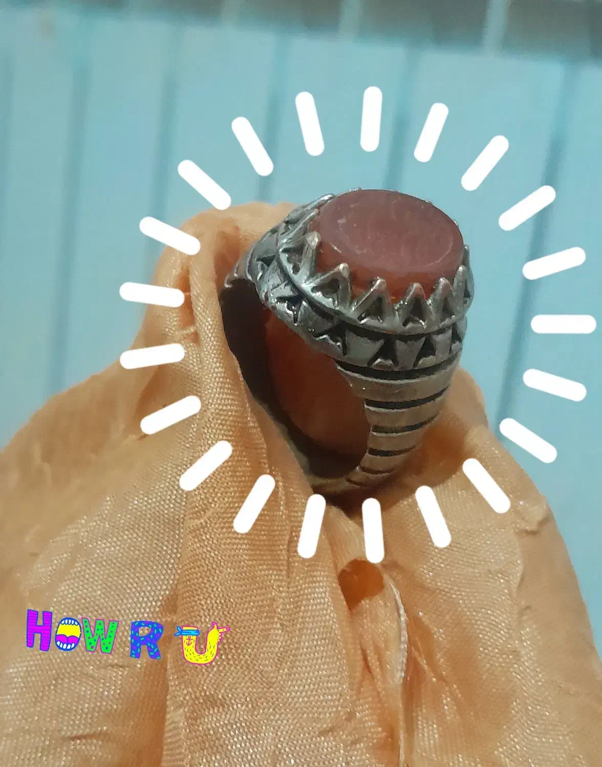 (انگشتر با حک یا عباس(ع))|کلکسیون اشیاء عتیقه|کرمان, |دیوار