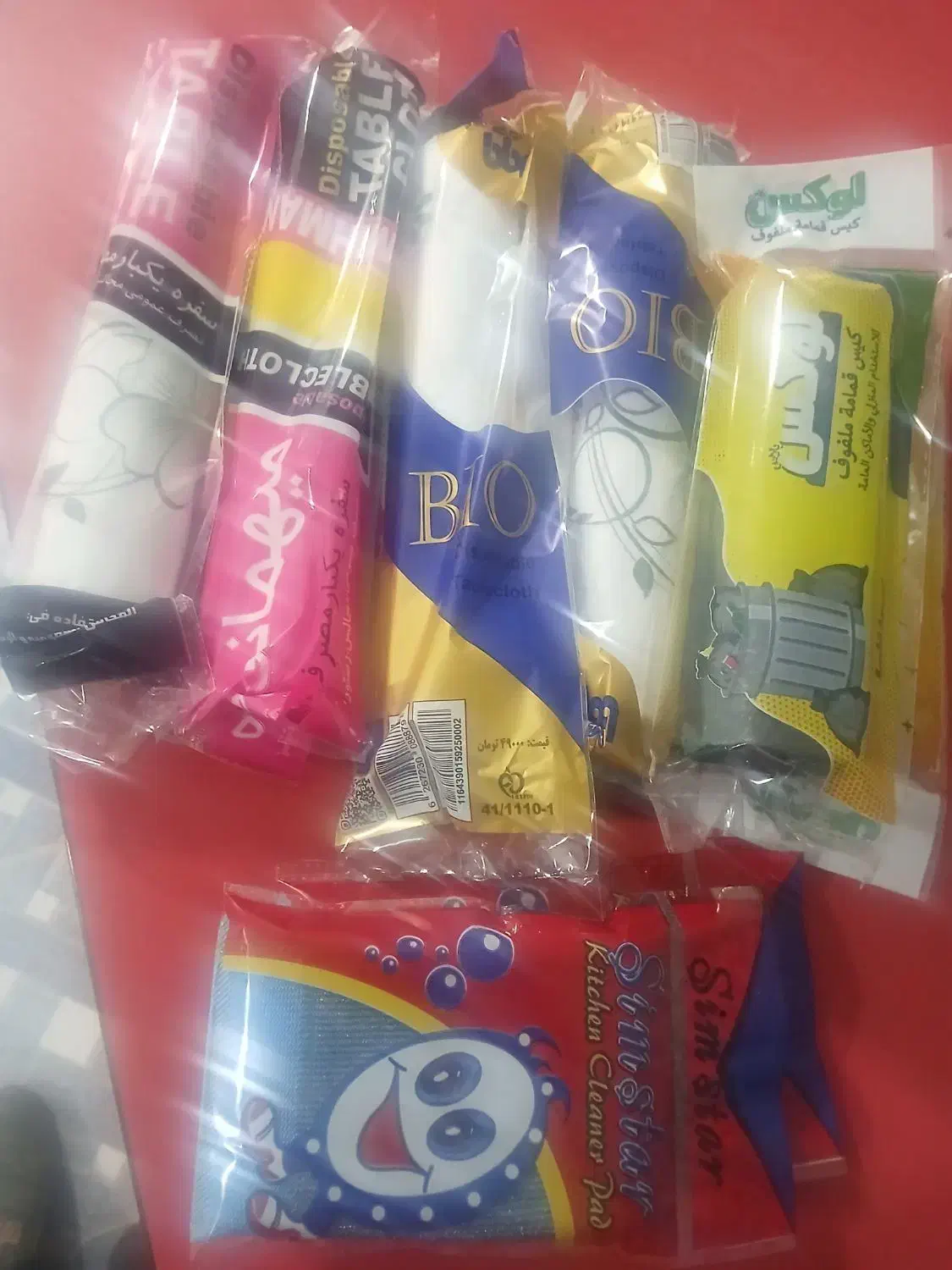 سفره ی ک ب ا ر م ص ر ف  فریزر  کیسه زباله|ظروف نگهدارنده، پلاستیکی، یک‌بارمصرف|فلاورجان, |دیوار