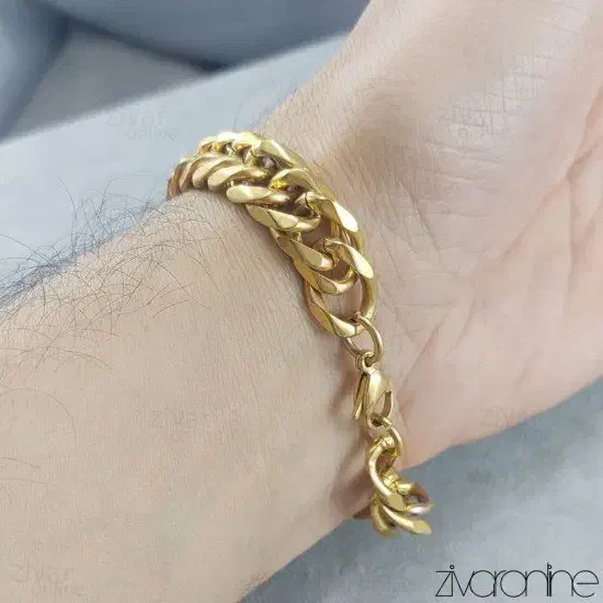 دستبند زنجیر دست پسرانه نو و شیک|جواهرات|بروجرد, |دیوار