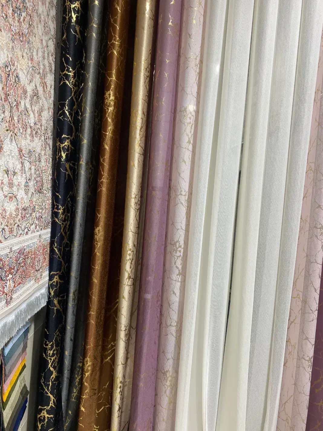 انواع پرده های دی کی ، رومن، زبرا|پرده، رانر، رومیزی|تبریز, |دیوار