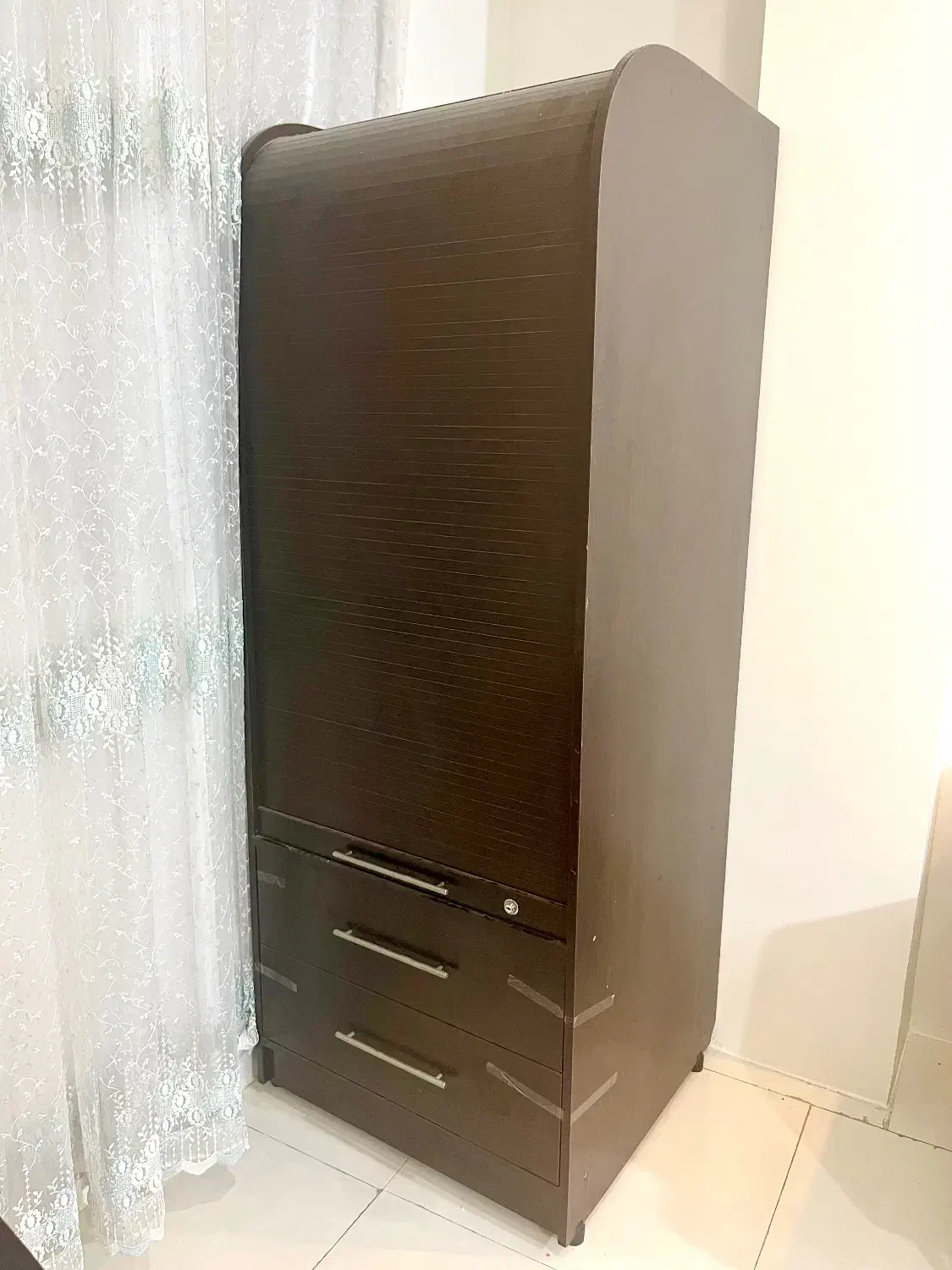 کمد دو کشویی طرح کرکره ای|جاکفشی، کمد، دراور|احمدآبادمستوفی, |دیوار