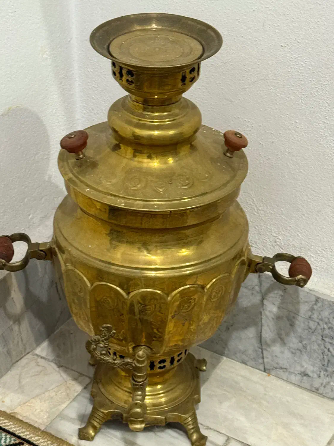 سماور ذغالی|سماور، چای‌ساز، قهوه‌ساز|لاهیجان, شیشه گران|دیوار