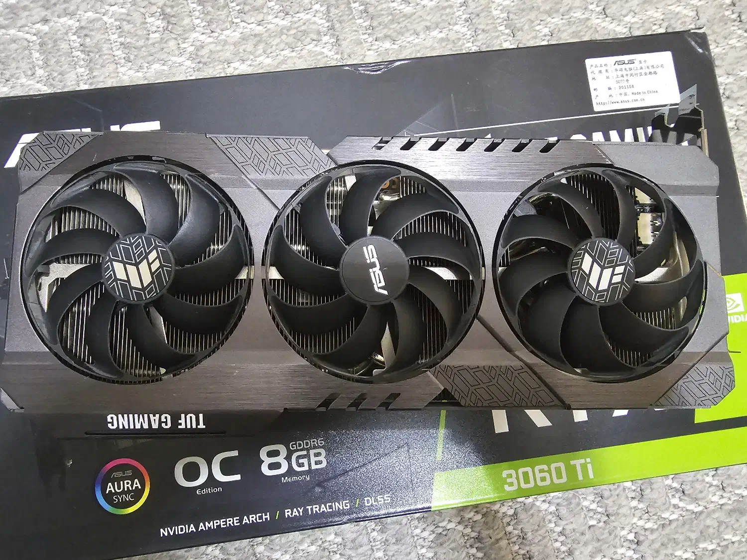 کارت گرافیک ایسوس مدل TUF Gaming RTX 3060Ti 8GB OC|قطعات و لوازم جانبی رایانه|تهران, فلسطین (میدان انقلاب)|دیوار