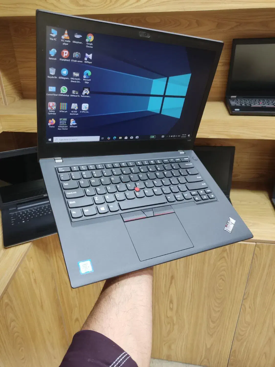 لپ تاپLenovo T480 i5نسل۸ رم۸/هارد256ssd/اسلیم|رایانه همراه|تهران, استخر|دیوار