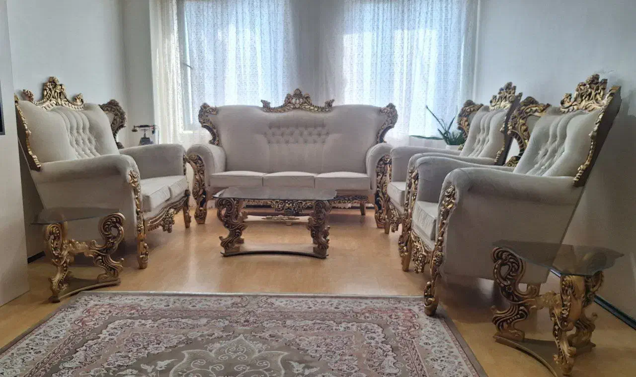 مبل سلطنتی|مبلمان خانگی و میز عسلی|اسلام‌شهر, مسکن مهر اسلاشهر (شهرک امام خمینی)|دیوار