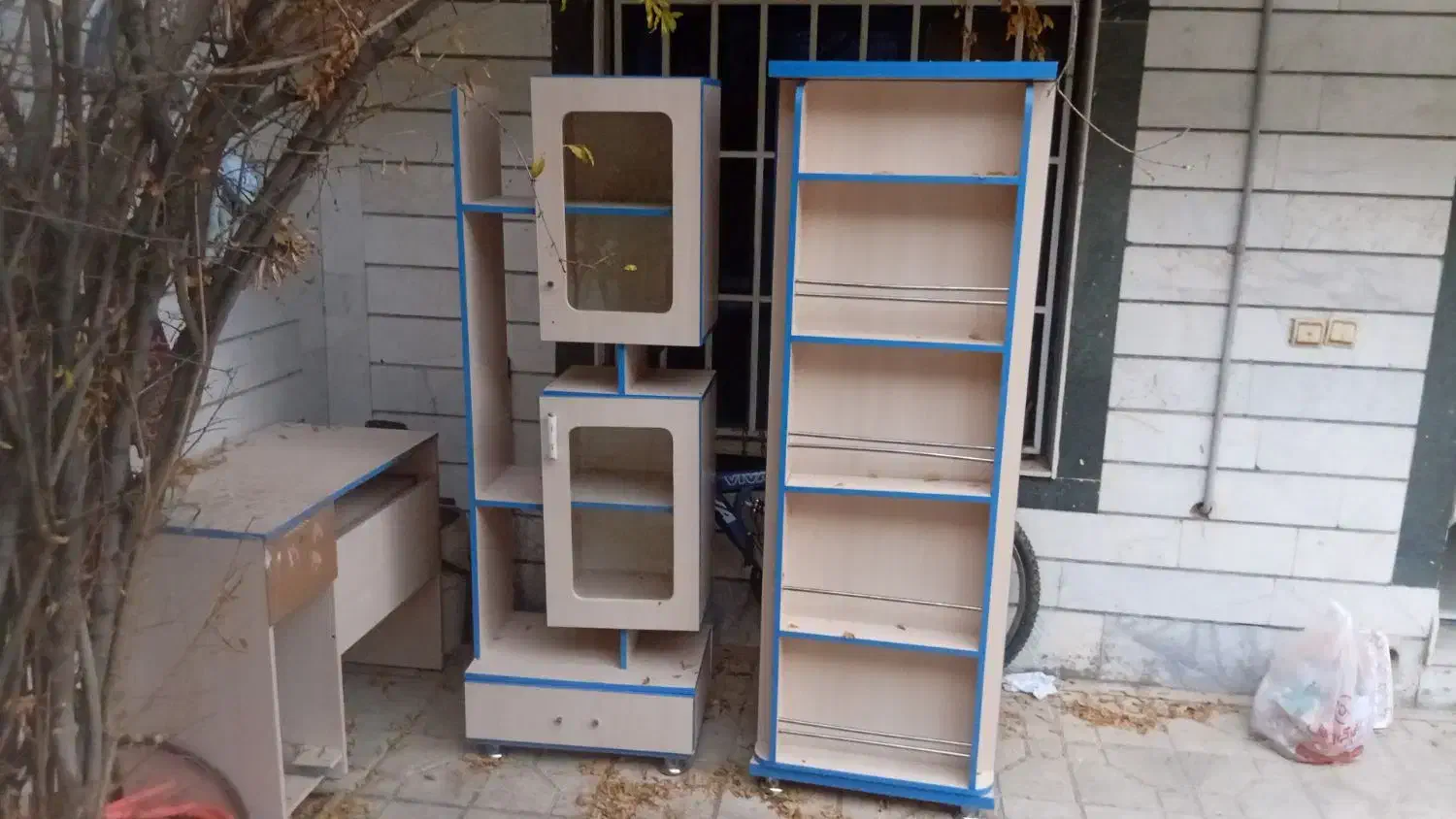 ویترین کمد تخت نوجوان سالم|تخت و سرویس خواب|مشکیندشت, |دیوار