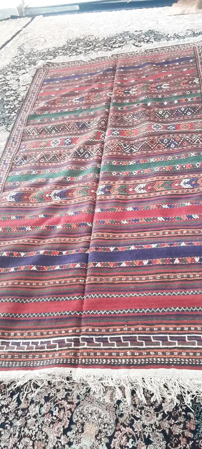 گیلیم دست باف|گلیم، جاجیم، گبه|قوچان, |دیوار