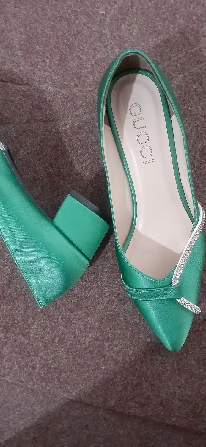 کفش تک سایز ۳۹ نو مدل جدید ساتن|کیف، کفش، کمربند|گنبد کاووس, |دیوار