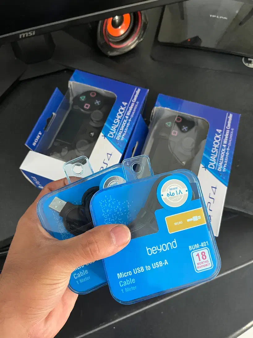 دو عدد دسته ps4 های کپی نو|کنسول، بازی ویدئویی و آنلاین|تهران, استخر|دیوار