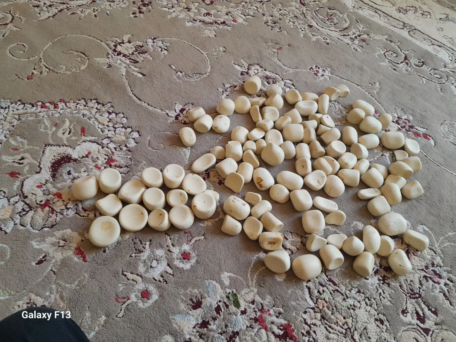 100عددسنگ اسیاب و|کلکسیون اشیاء عتیقه|فیروزه, |دیوار