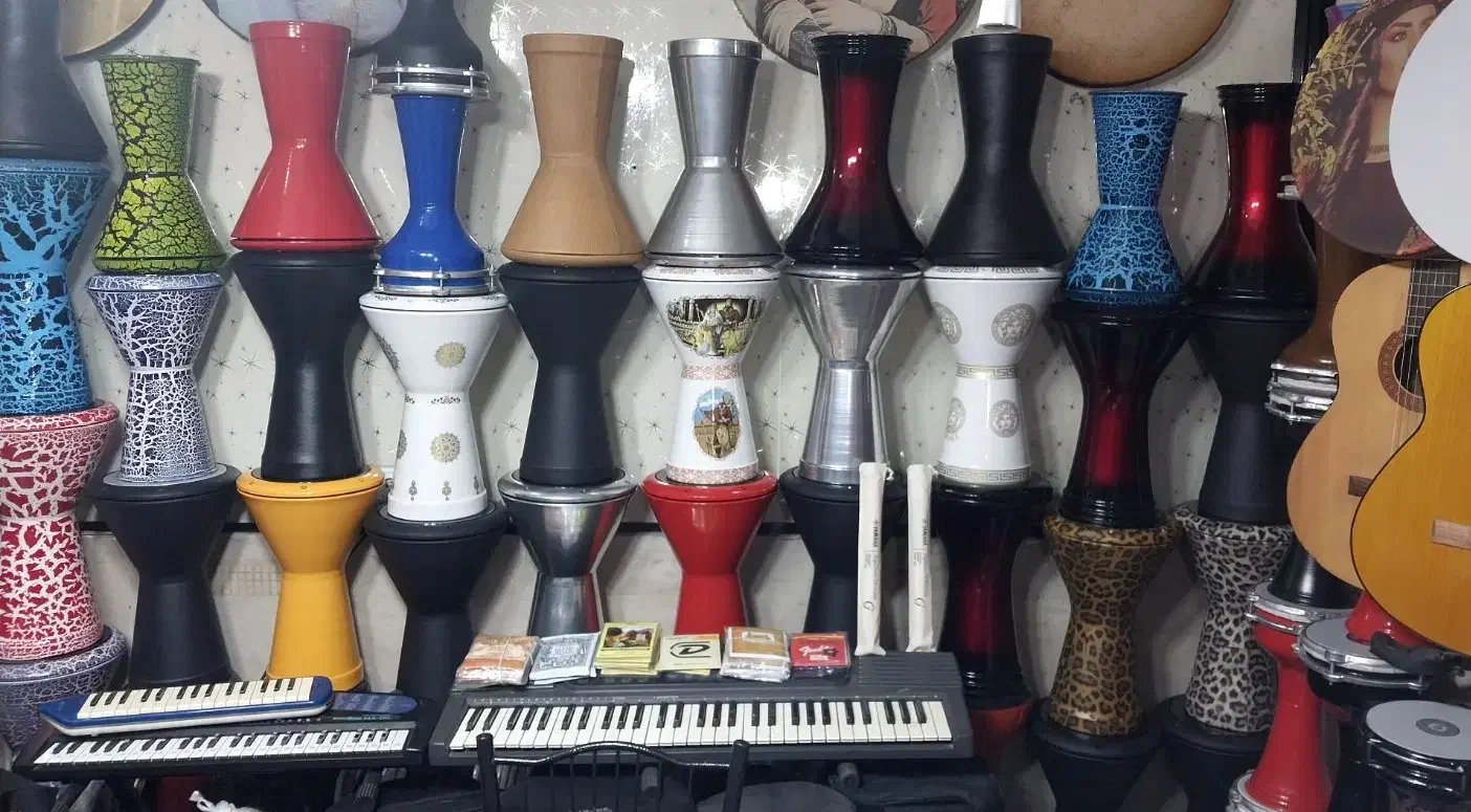 تمبک دف ضرب دایره تمپو داربوکا جیمبی هنگدرام آموزش|سازهای سنتی|مشهد, ایثار|دیوار