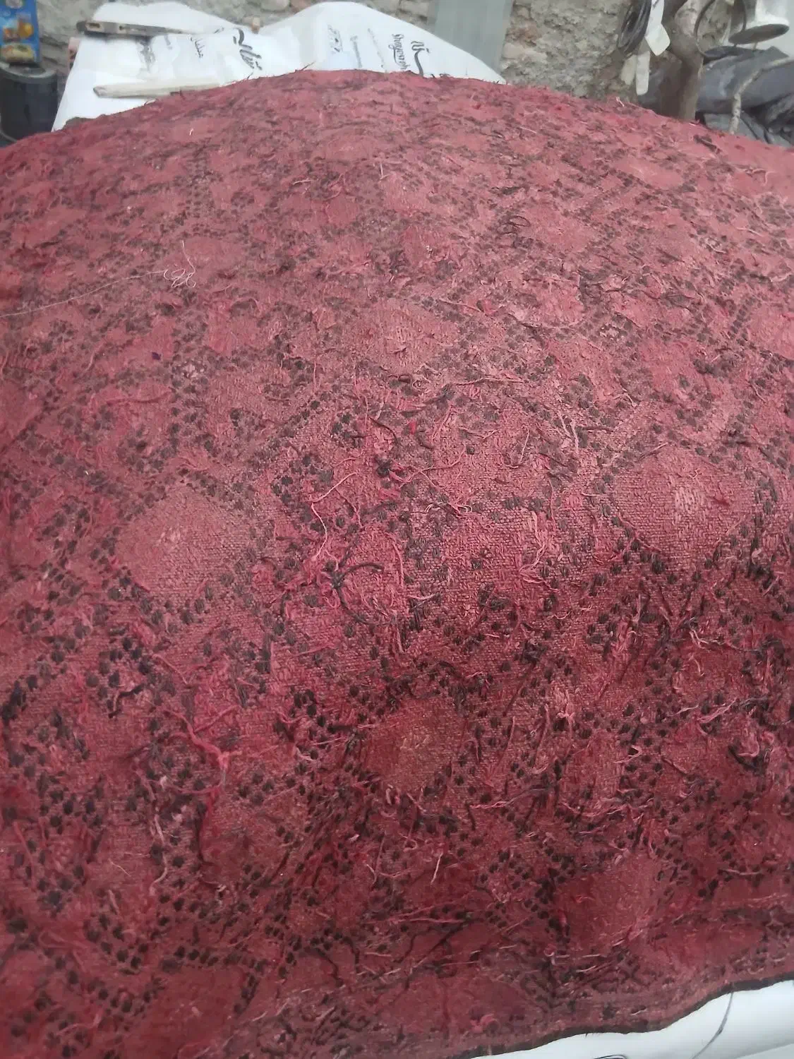 جاجیم یا پلاس محلی دست بافت|گلیم، جاجیم، گبه|گرگان, |دیوار