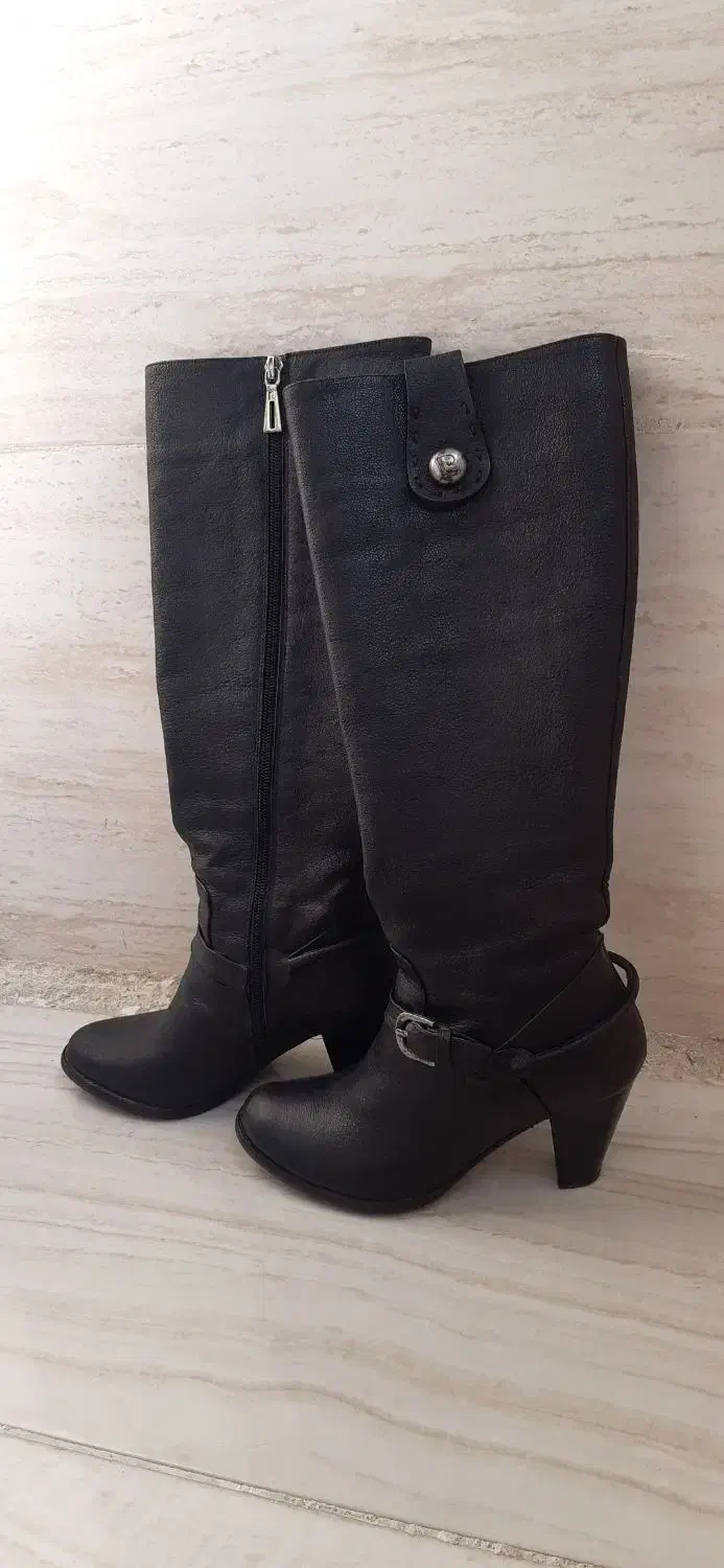 بوت ترک چرم اصلی|کیف، کفش، کمربند|کرمانشاه, |دیوار