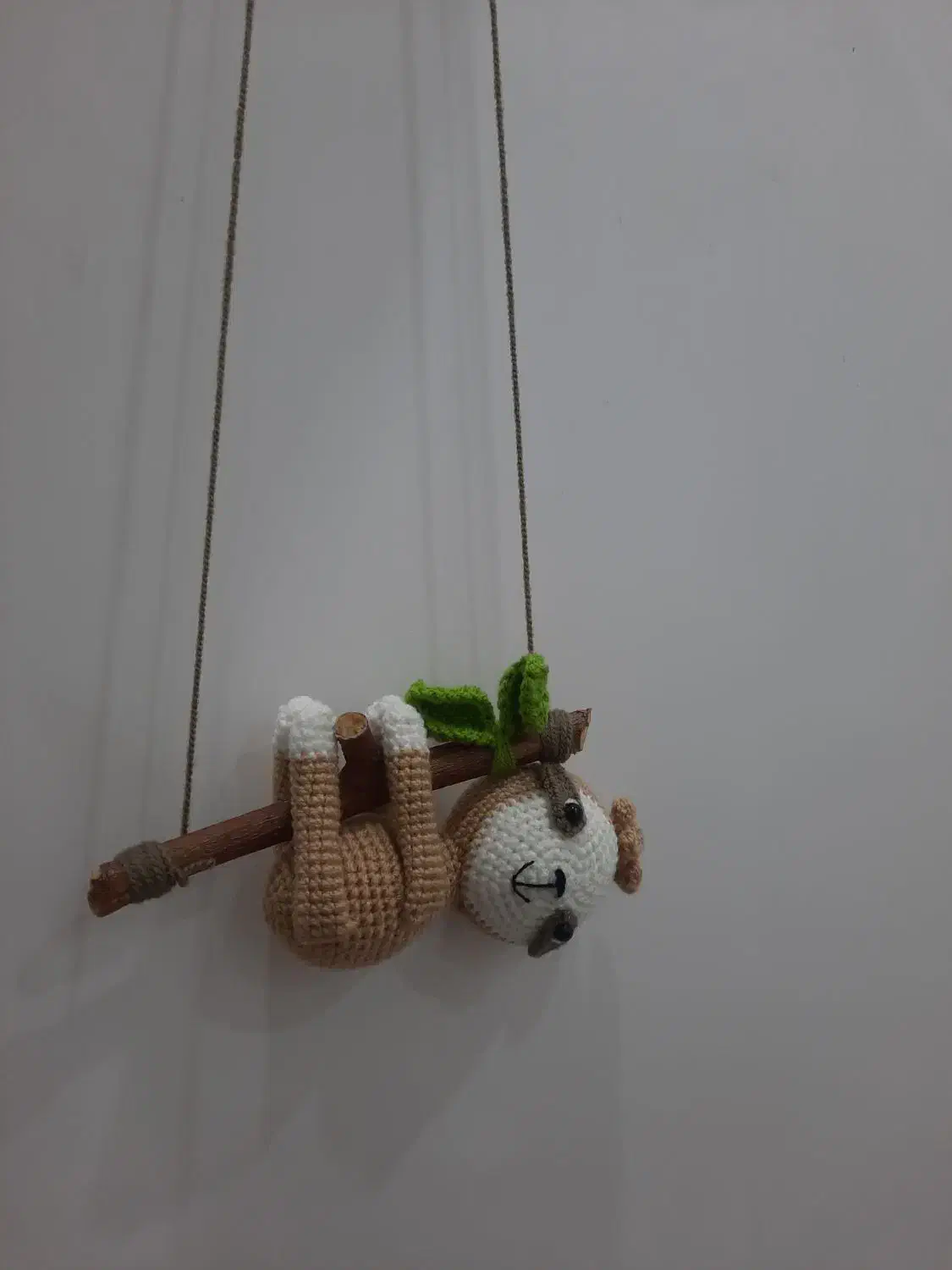 عروسک بافتنی خرس تنبل|اسباب‌‌بازی|مبارکه, |دیوار