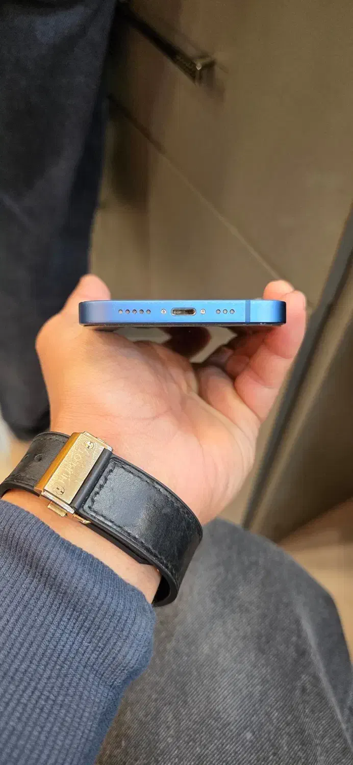 ایفون ۱۳نرمال رنگ ابی|موبایل|قشم, |دیوار