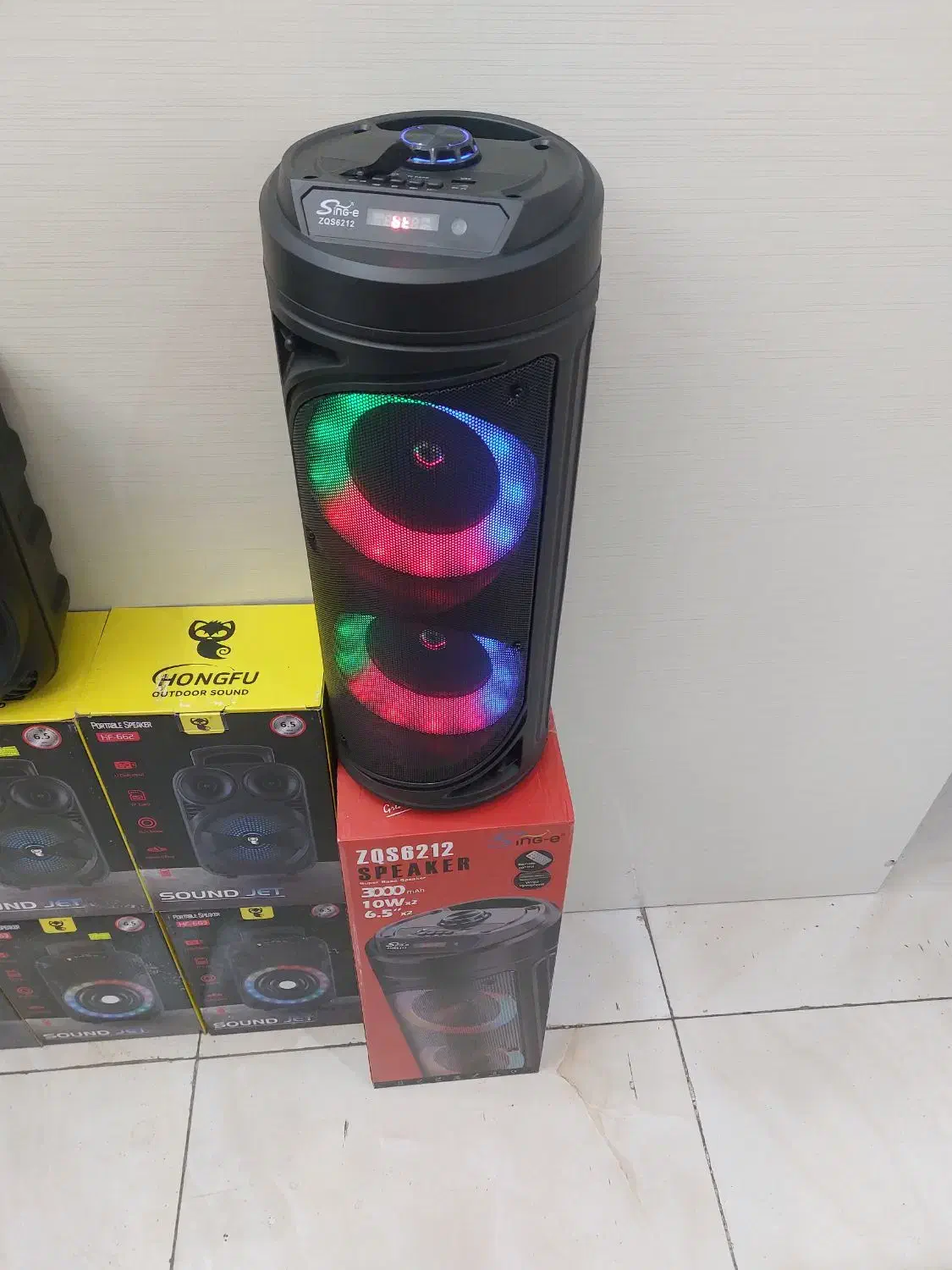 اسپیکر بزرگ شارژی با باطری قوی ۳۰۰۰ میلی امپر|سیستم صوتی خانگی|رشت, دیلمان|دیوار