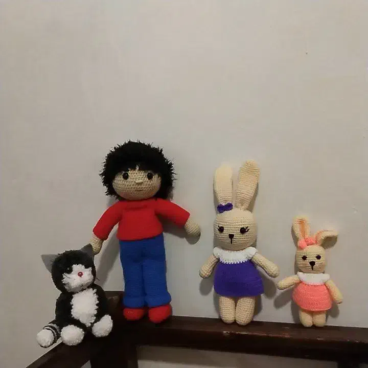 عروسک بافتنی|اسباب‌بازی بچه|دورود, |دیوار