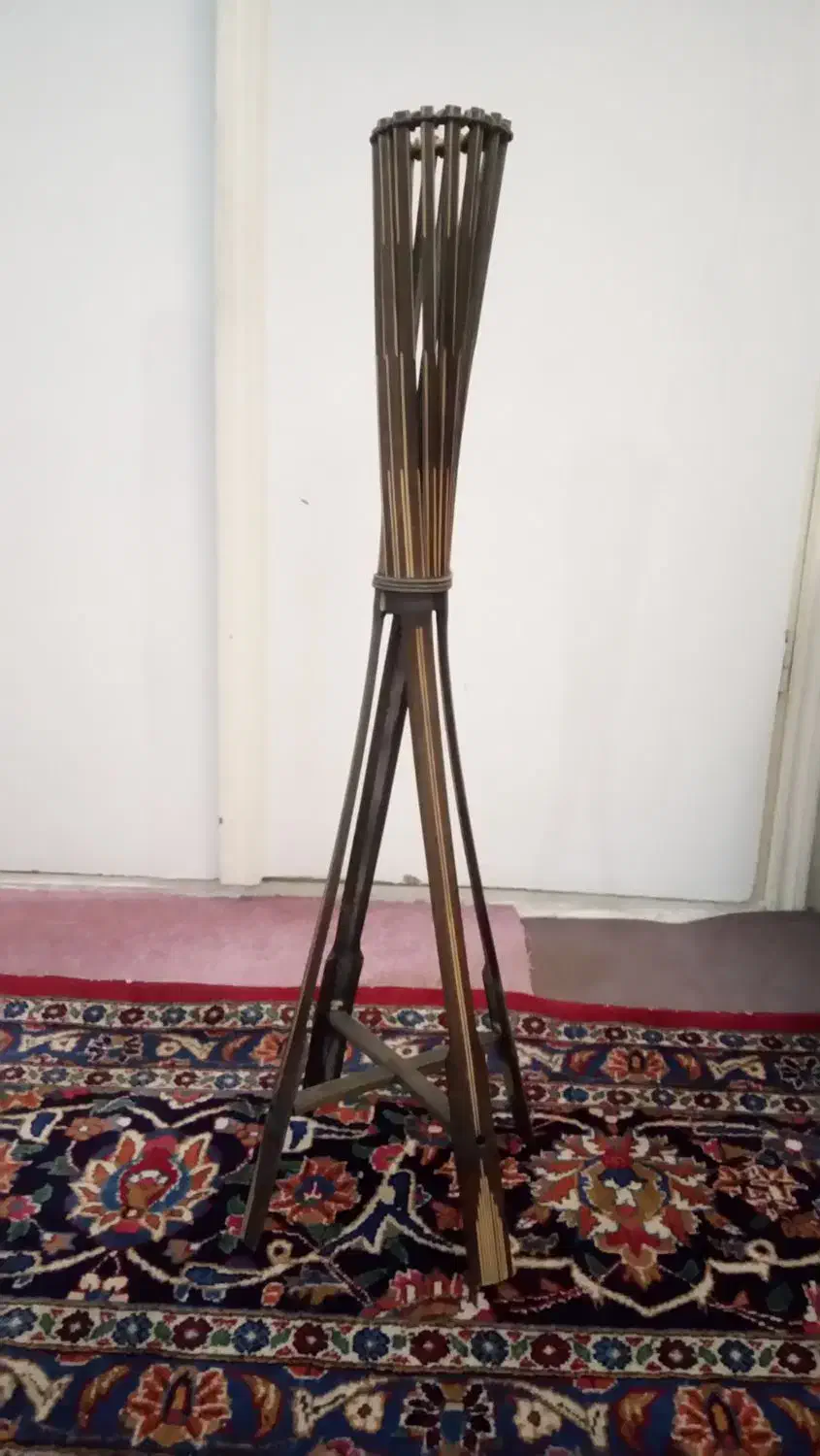 گلدان چوبی گلدان دکوری|صنایع دستی و سایر لوازم تزئینی|تهران, سلسبیل شمالی|دیوار