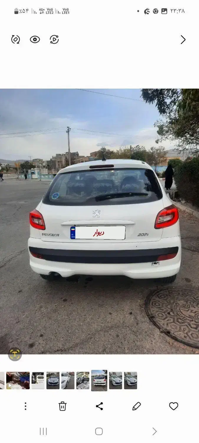 پژو ۲۰۷ خشک|خودرو سواری و وانت|نهاوند, |دیوار