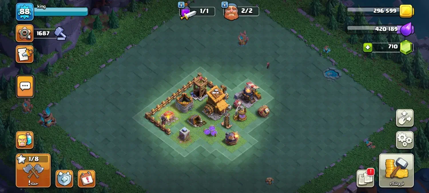 اکانت کلش|کنسول، بازی ویدئویی و آنلاین|برازجان, |دیوار