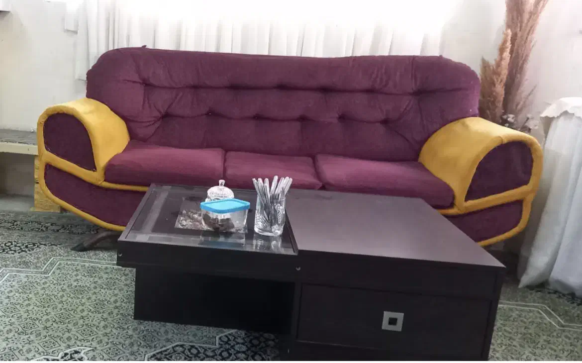 فروش مبل ۷ نفره|مبلمان خانگی و میز عسلی|قائمشهر, |دیوار