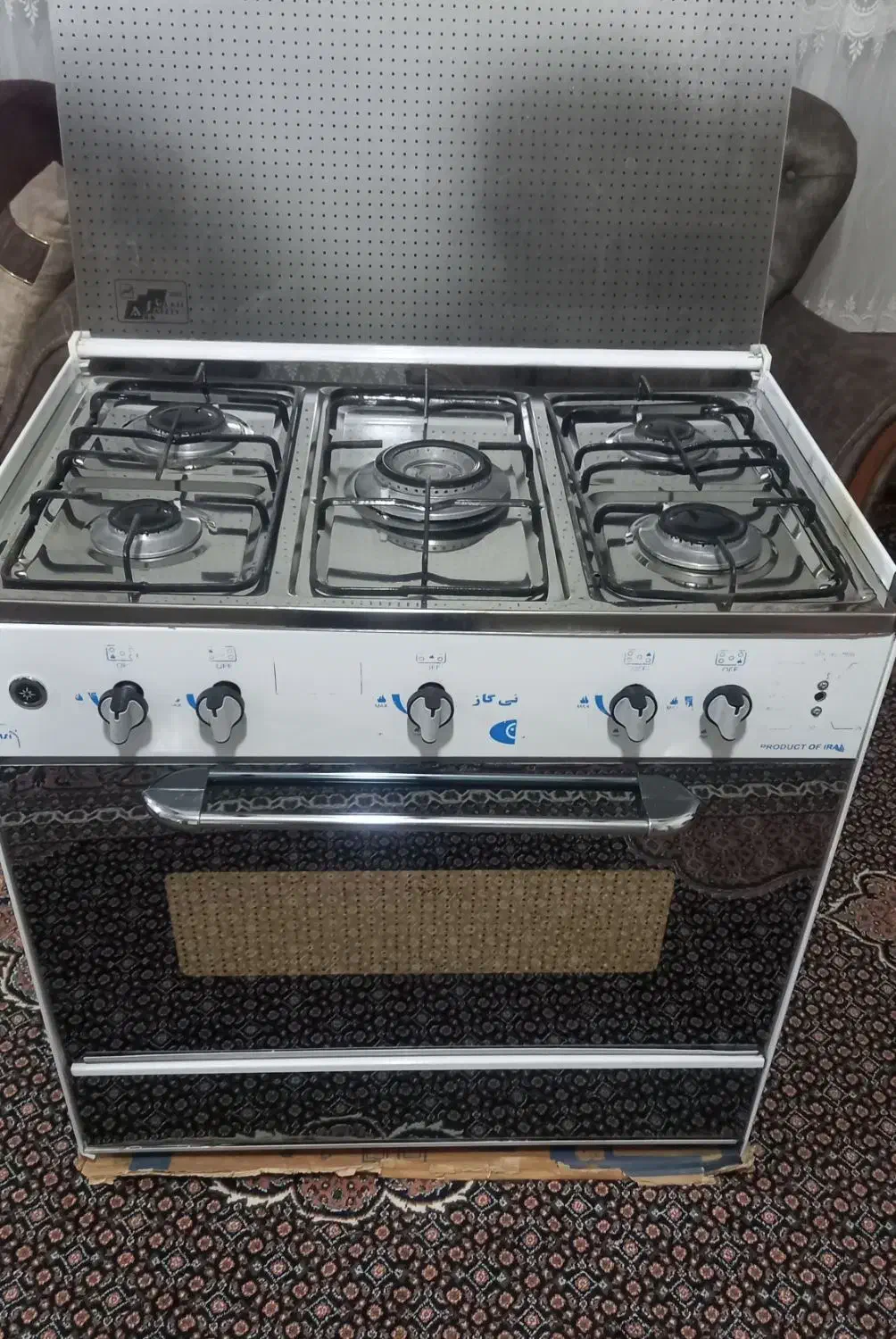 اجاق‌گاز طرح فر صحفه استیل درحدنو|اجاق گاز و لوازم برقی پخت‌وپز|اردبیل, |دیوار