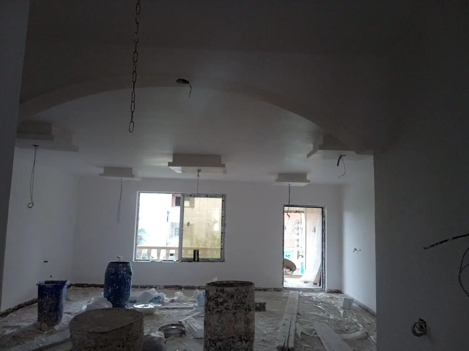 سفید کاری وگچ خاک با بهترین کیفیت وکم ترین قیمت|خدمات پیشه و مهارت|نکا, |دیوار