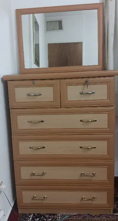 دراور 6کشو بزرگ ومیز تلویزیون ست کاملا سالم|جاکفشی، کمد، دراور|قدس, شهر‌قدس|دیوار