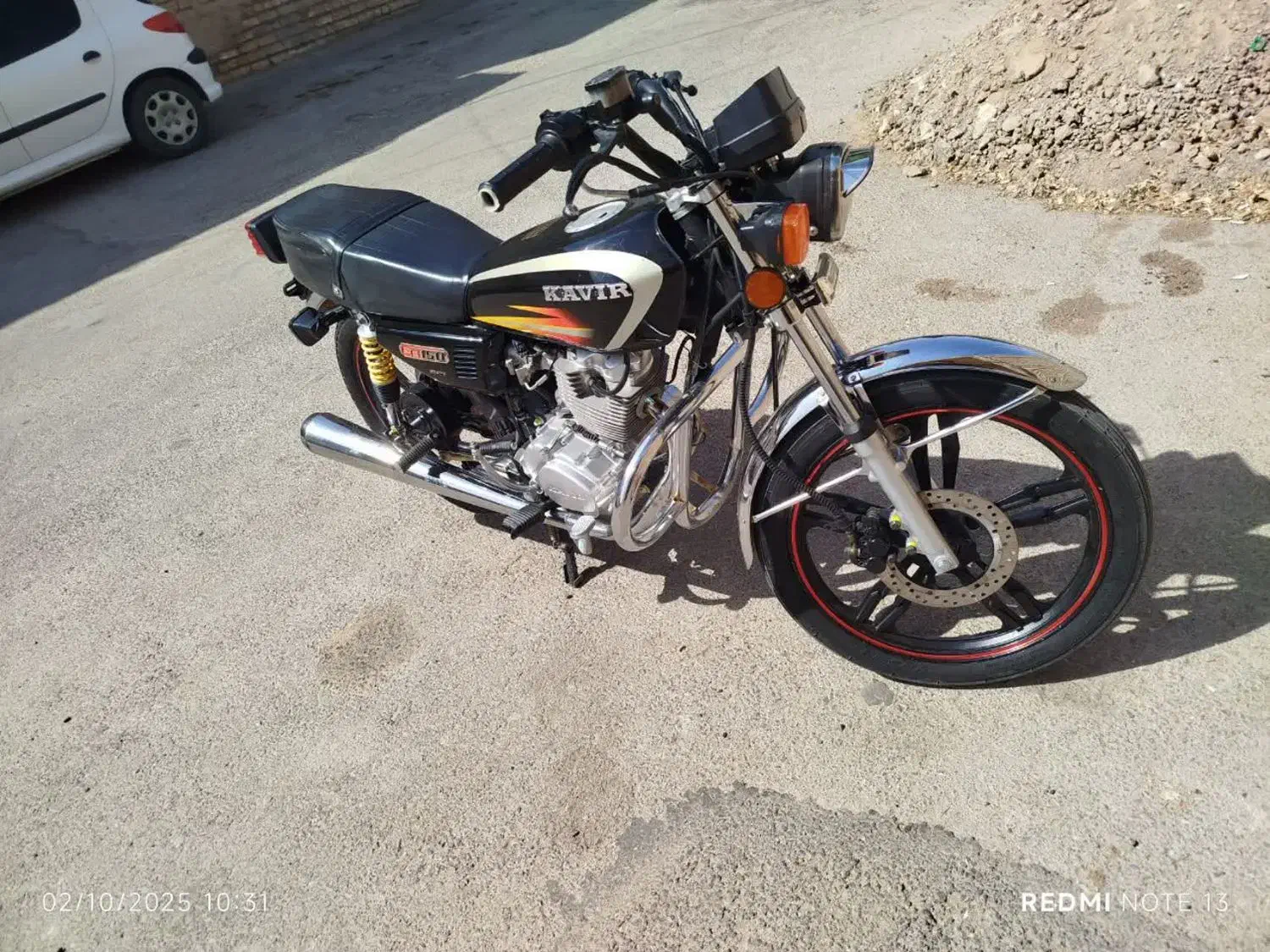 کویر 150با کارت سوخت فعال|موتورسیکلت|ورزنه, |دیوار