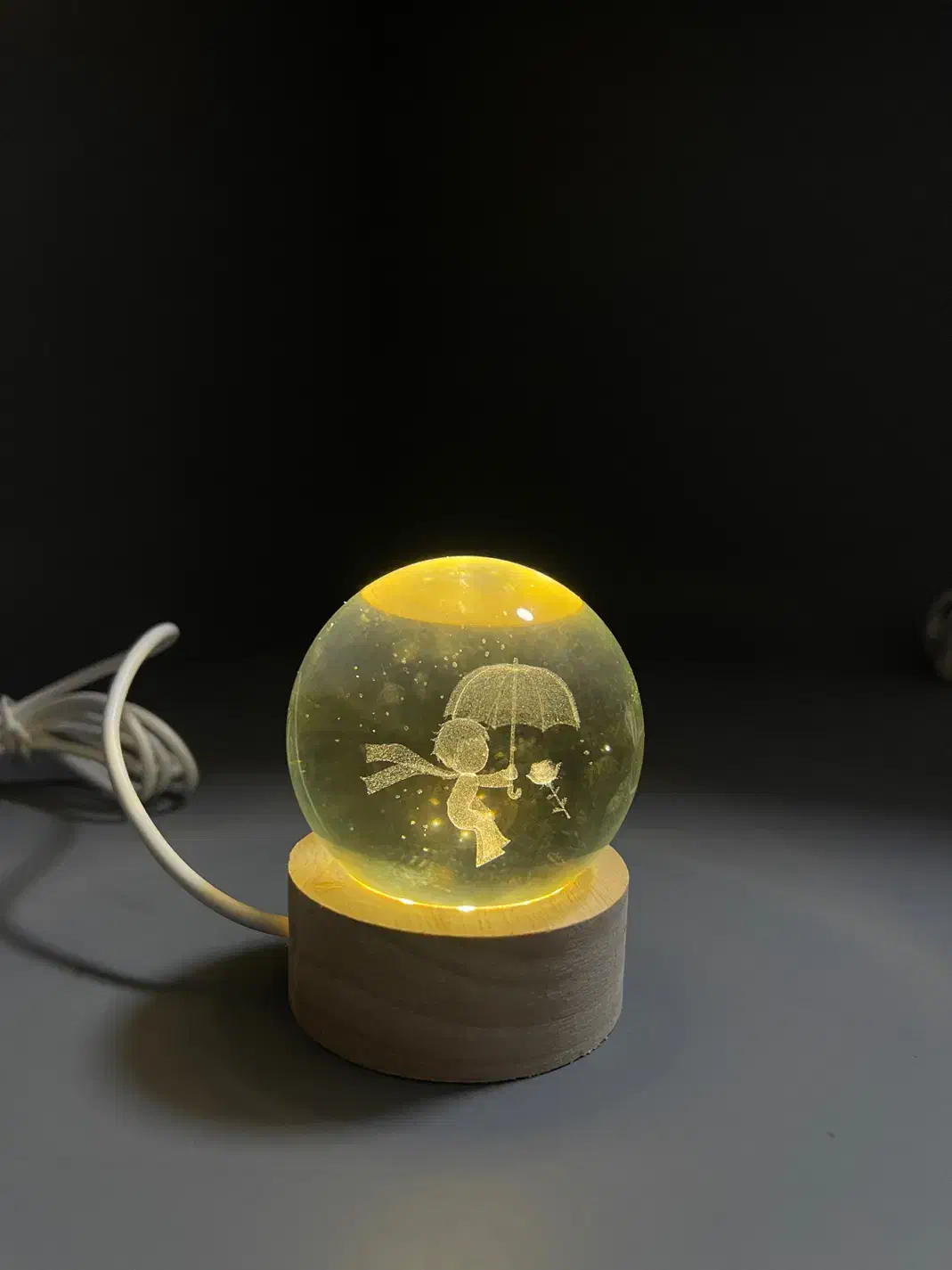 گوی کریستالی سایز ۵|چراغ خواب و آباژور|اردبیل, |دیوار