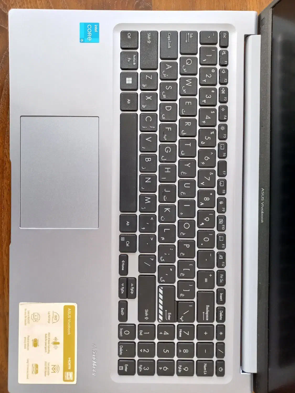 لپتاپ Asus VivoBook کاملا تمیز و بدون خط و خش|رایانه همراه|اهواز, نبوت|دیوار