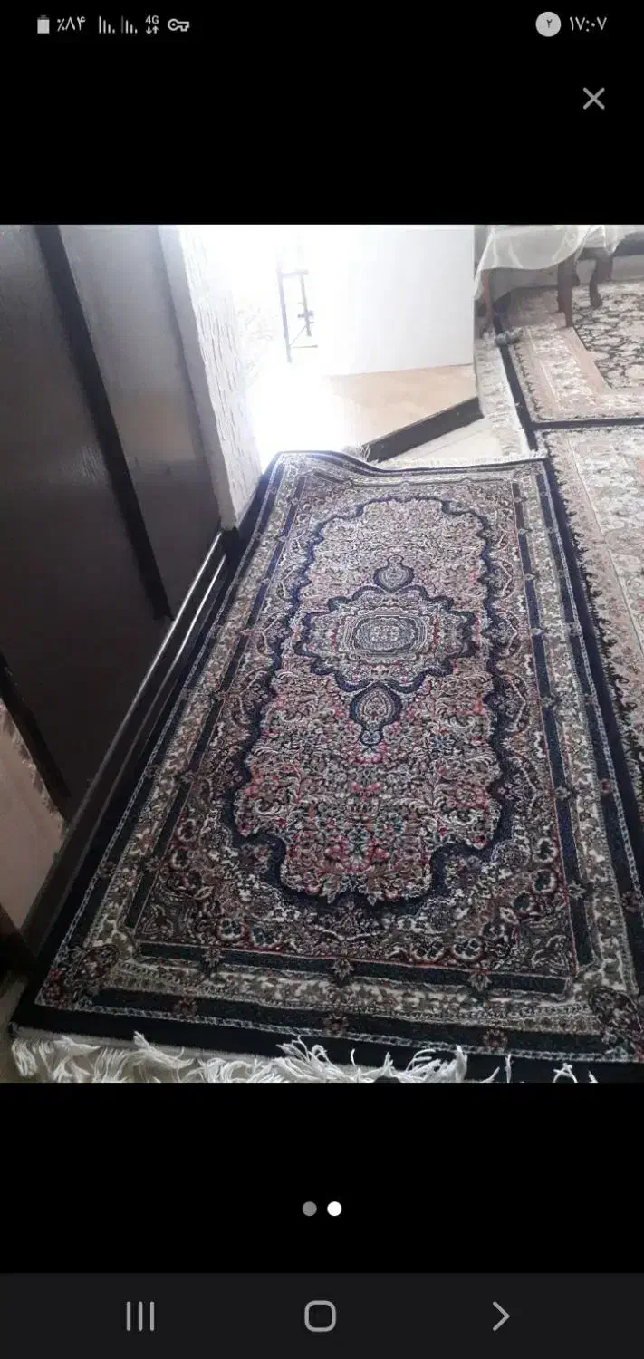 فرش ماشینی درحد نو2x1|فرش|قزوین, |دیوار