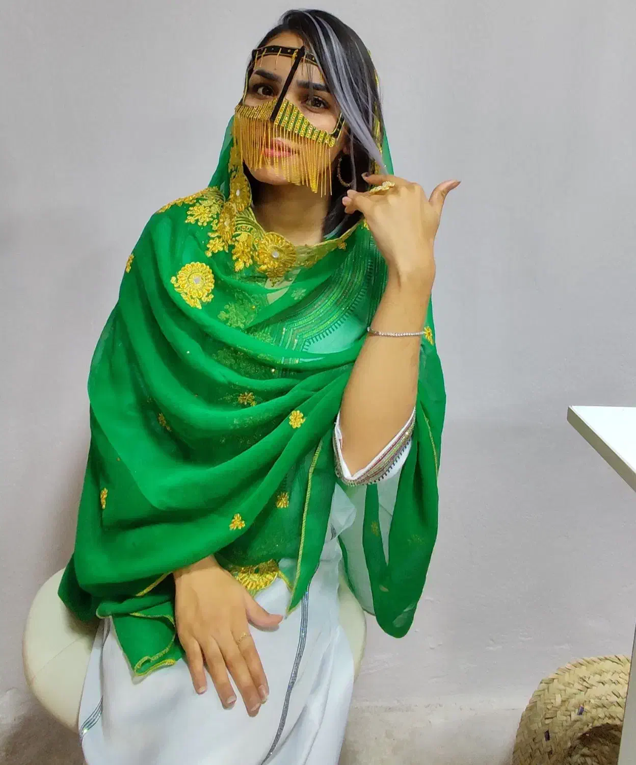 شال هندی/شال مجلسی/شال عمده|لباس|میناب, |دیوار