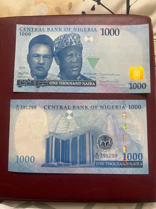 اسکناس ۱۰۰۰ نایرا نیجریه ۲۰۲۴|کلکسیون سکه، تمبر، اسکناس|اراک, |دیوار