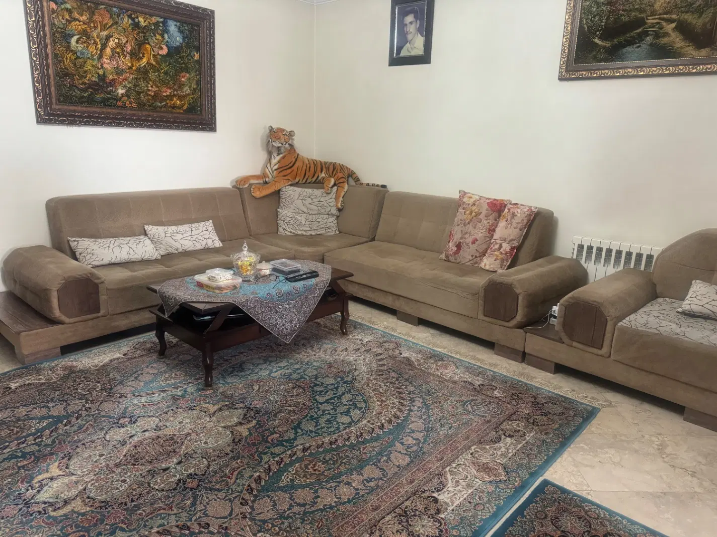ماشین لباسشویی ایندیزیت ایتالیایی و مبل ال ۷ نفره|حراج|تهران, نیلوفر|دیوار