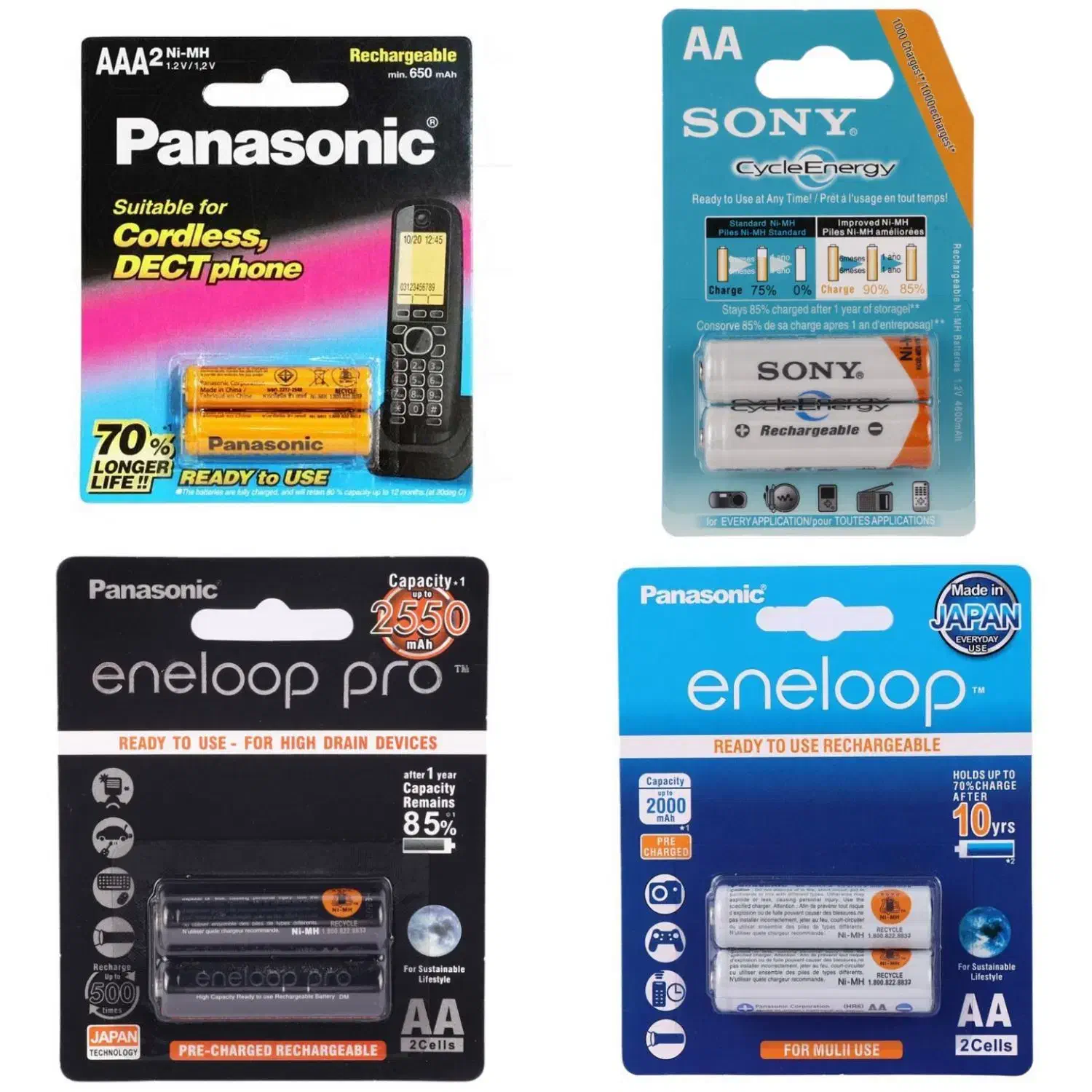 بورس باتری نیم قلم و قلمی شارژی تلفن بیسیم وغیره|لوازم جانبی موبایل و تبلت|قم, زند آباد|دیوار