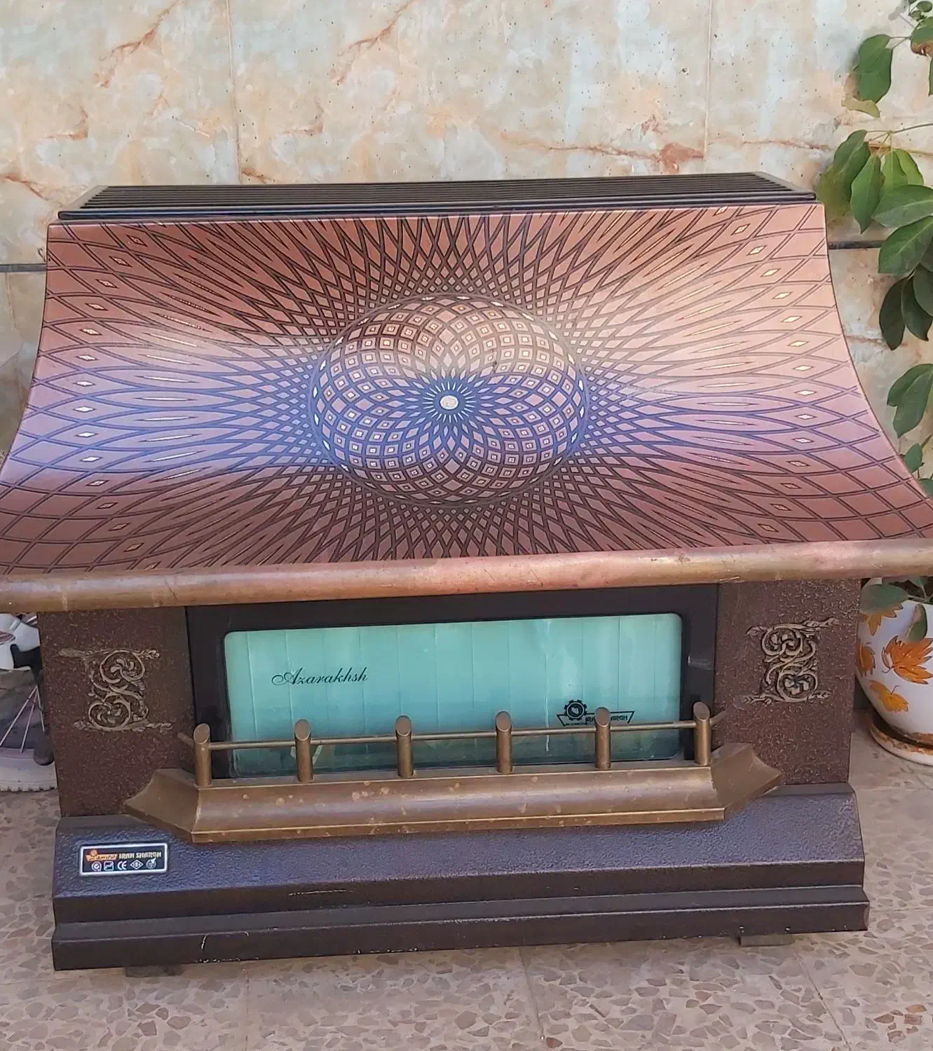 بخاری گازی ایران شرق طرح شومینه|بخاری، هیتر، شومینه|خرمآباد, |دیوار