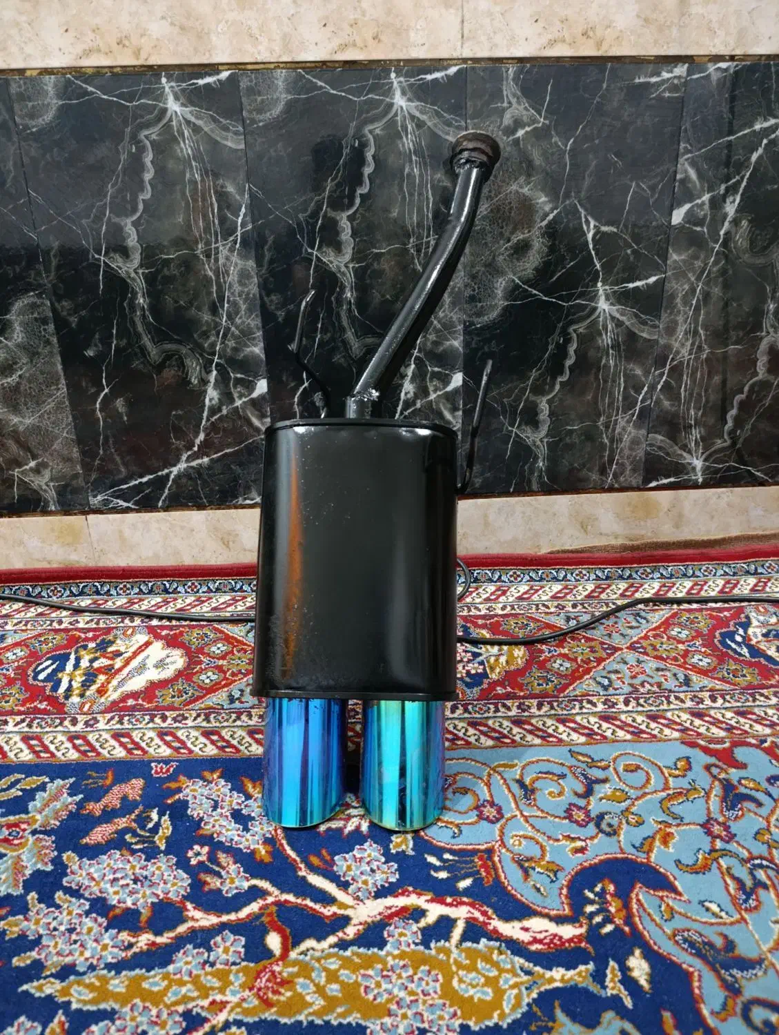 منبع اگزوز قهرمانی سایلنسر دار|قطعات یدکی و لوازم جانبی|بندر امام خمینی, |دیوار