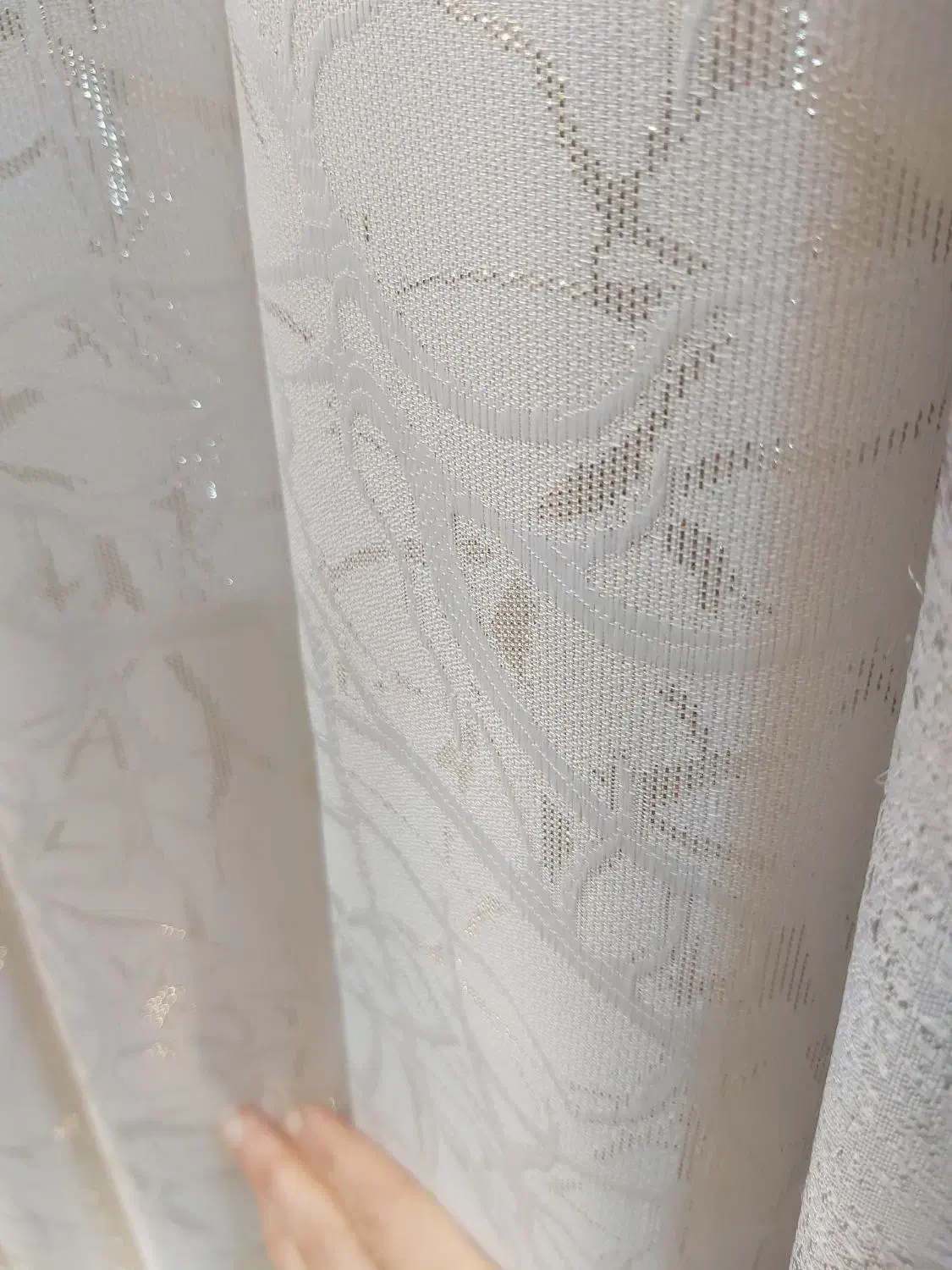 پرده حریر پتینه مخمل کرپ شاین|پرده، رانر، رومیزی|تهران, مولوی|دیوار