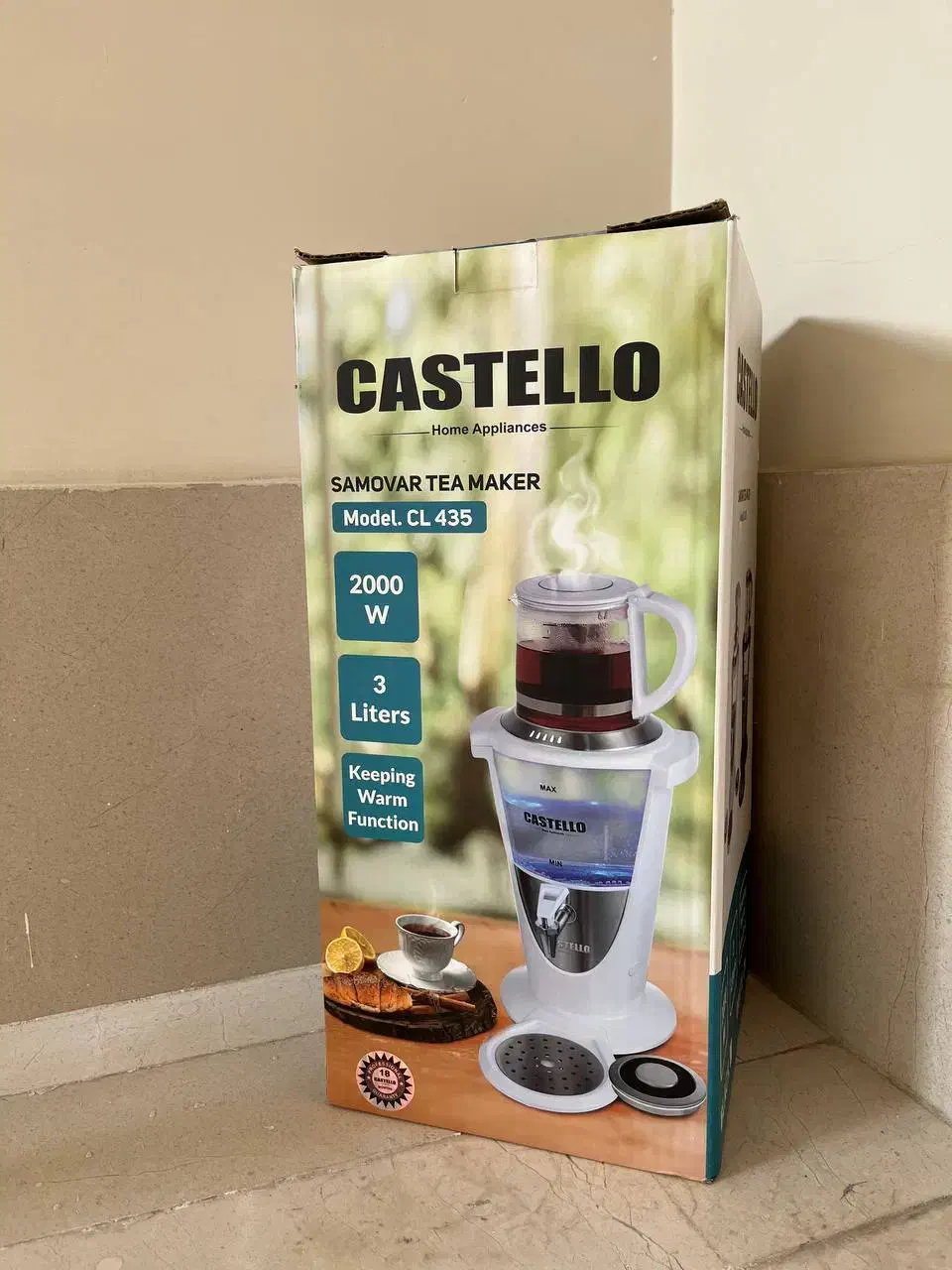 سماور برقی  Castello|سماور، چای‌ساز، قهوه‌ساز|مشهد, ارشاد|دیوار