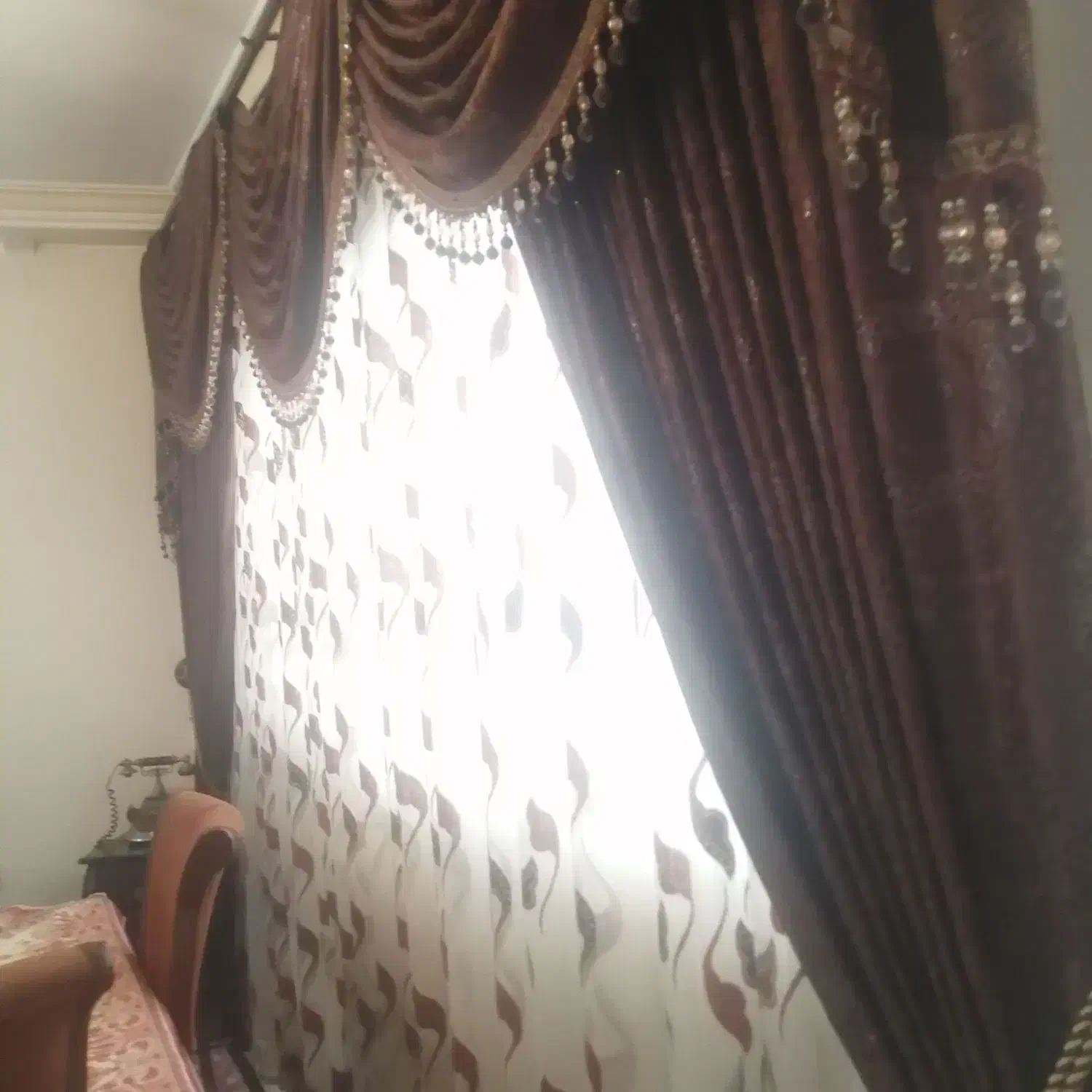 پرده سلطنتی|پرده، رانر، رومیزی|بجنورد, |دیوار