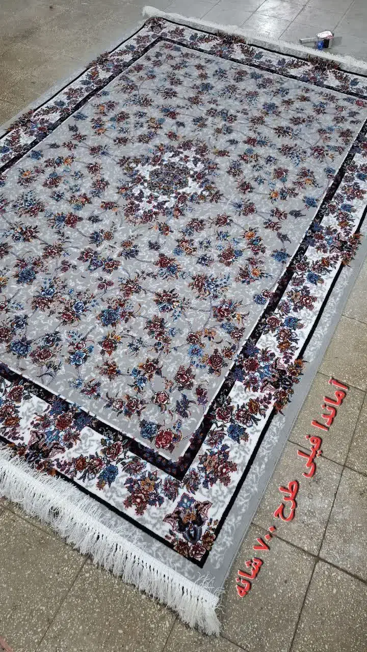 فرش سیلور دودی نقره /ترند سال/با کیفیت وارزان|فرش|ساری, |دیوار