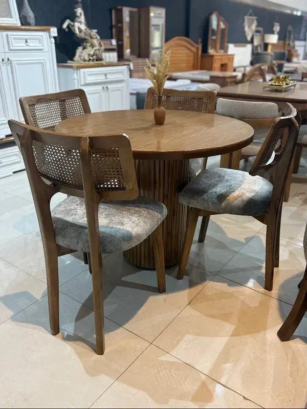 میز ناهار خوری 4 نفره مدل حصیری|میز و صندلی غذاخوری|نیشابور, فضل|دیوار