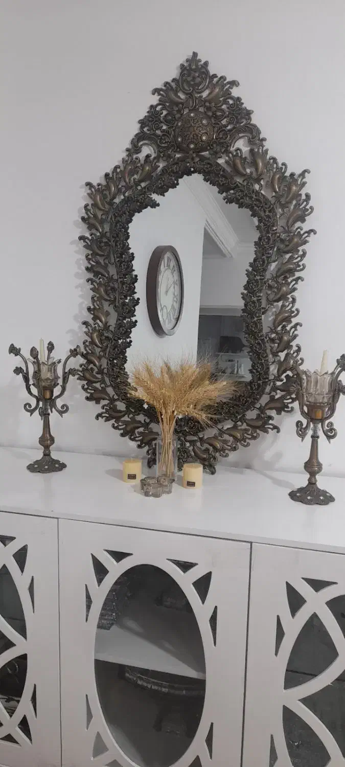 آینه و شمعدان|آینه|ساری, |دیوار