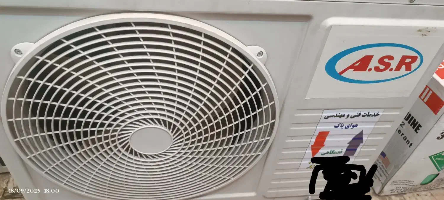 کولر ایستاده ASR تک فاز در حد نو مناسب 80متر|کولر گازی و فنکوئل|مشهد, رضاشهر|دیوار