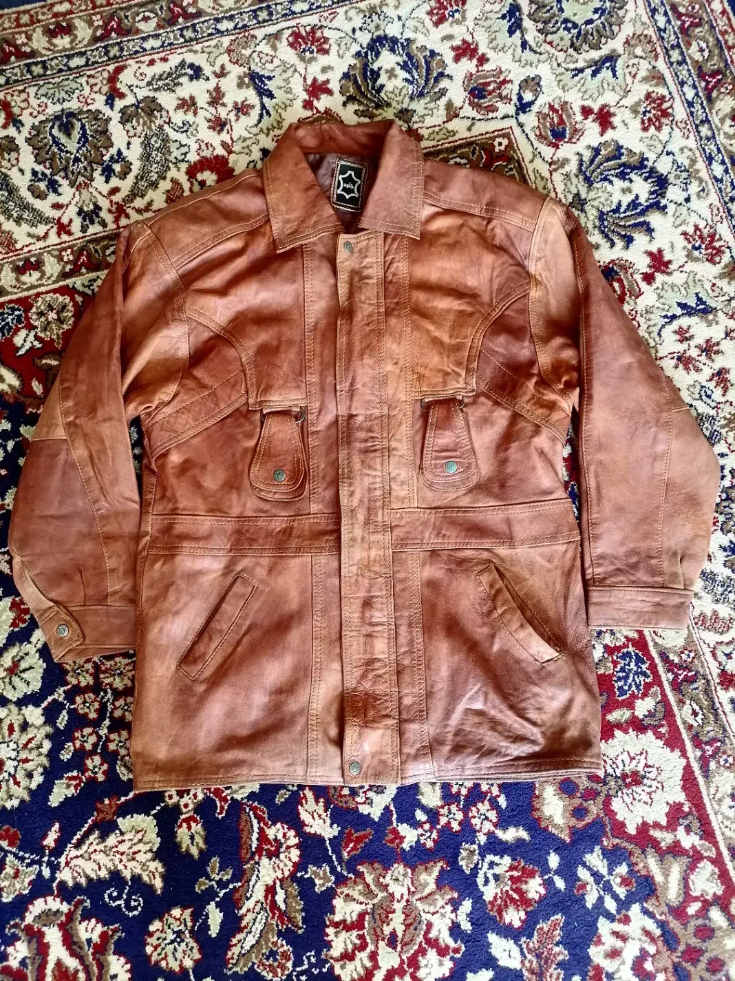 کاپشن چرم گامی اصل|لباس|شهرضا, |دیوار