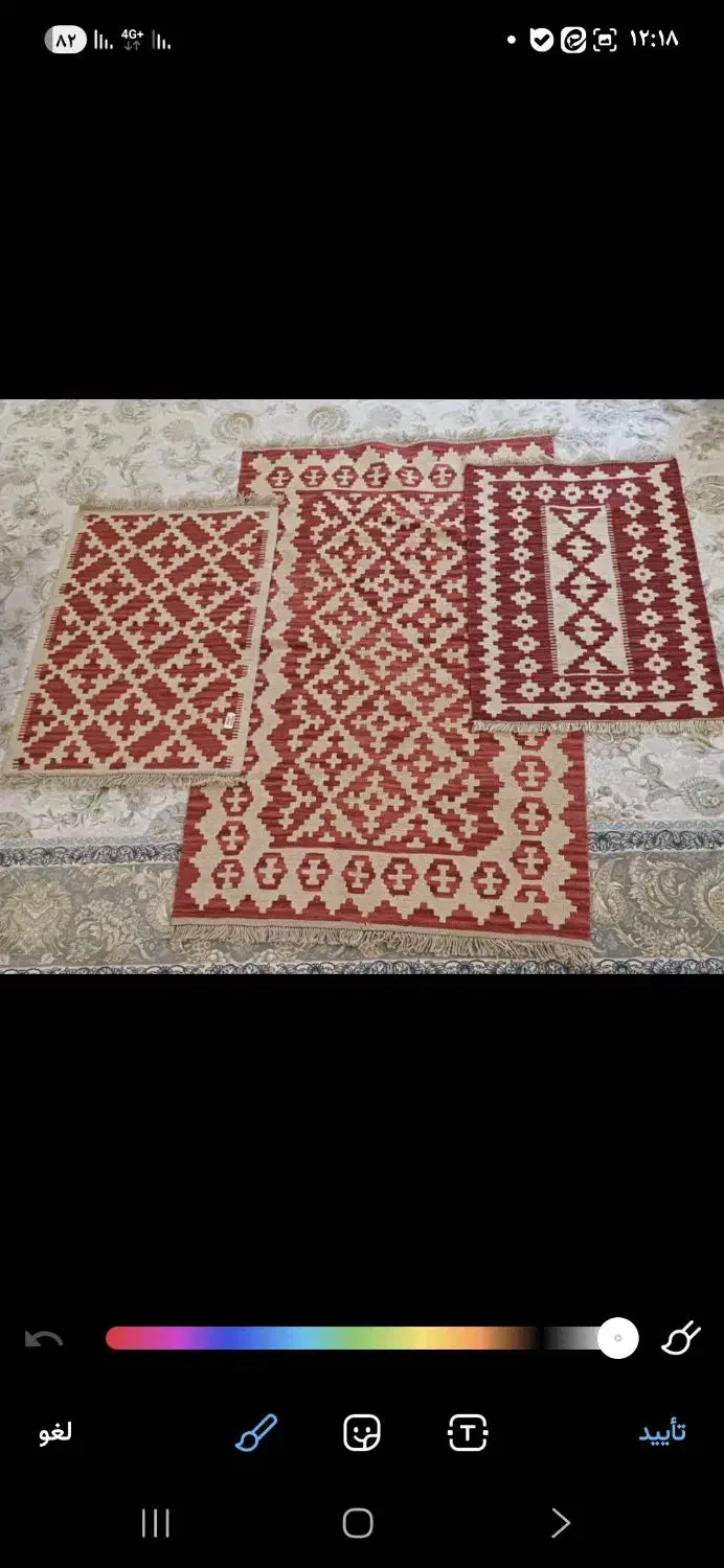 تعدادی ازصنایع دستی ولیمه دستباف قشقایی|صنایع دستی و سایر لوازم تزئینی|خضر آباد, |دیوار