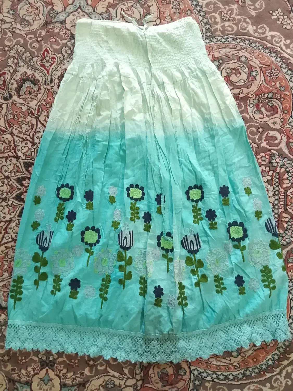 دامن نخی طرح ساحلی|لباس|شیراز, گلشن|دیوار