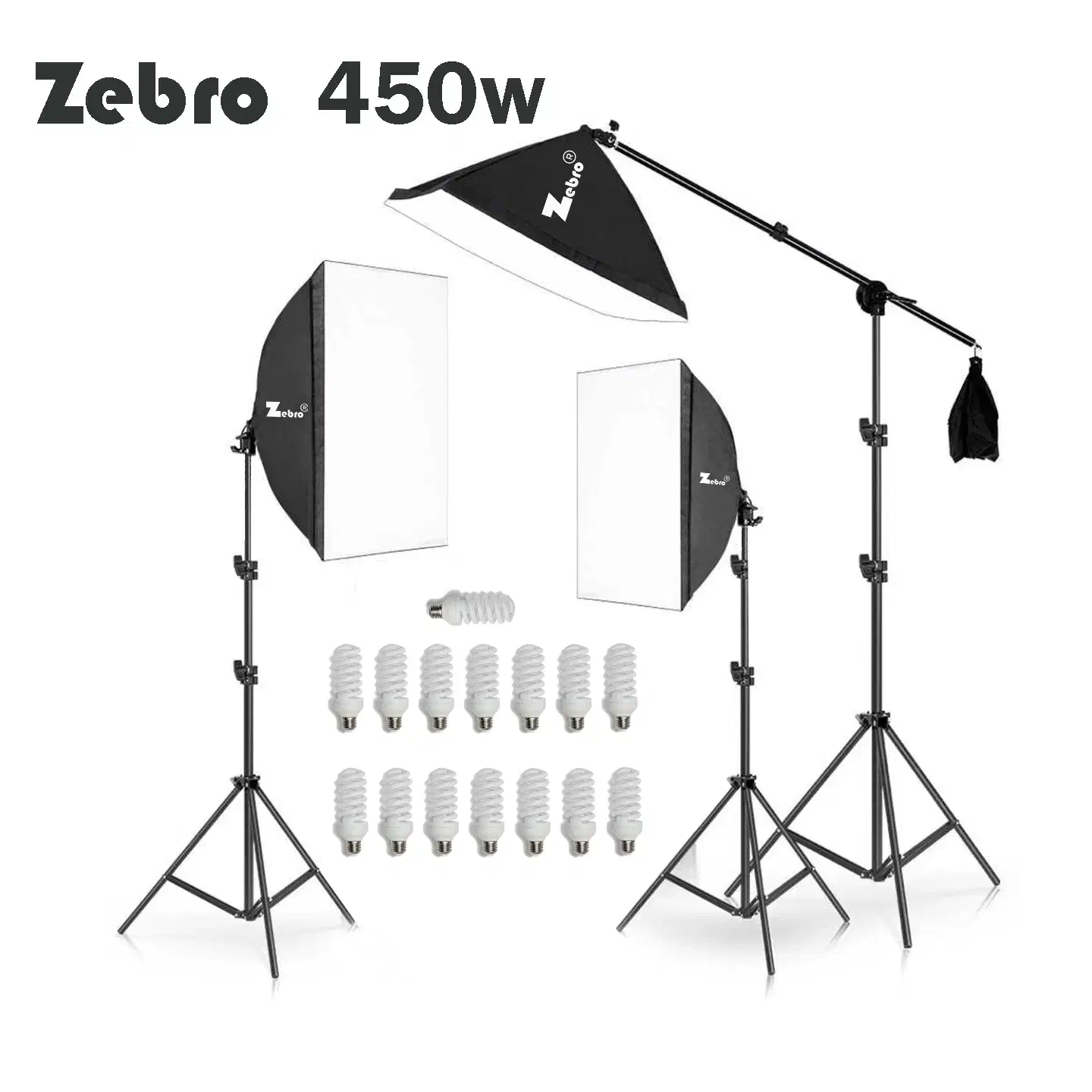 مجموعه سافت‌باکس برند ZEBRO (450 وات)|دوربین عکاسی و فیلم‌برداری|تهران, نارمک|دیوار